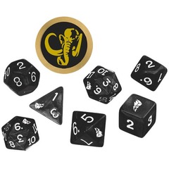 Power Rangers RPG Dice Set: Black